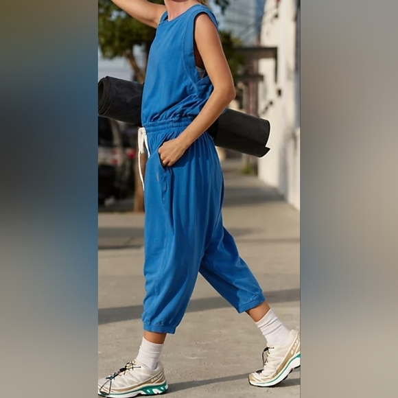 Free People Movement Hot Shot Harem Onesie - Picture 2 of 14